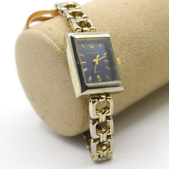 Claremont Accessories Vintage Claremont Womens Quartz Retro Gold